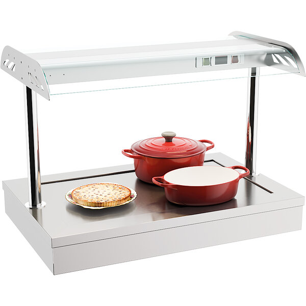 Combisteel Drop-In Warmhoudplaat 2/1 | 900x600x650(H)mm | 1kW | 7178.2095
