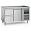 Combisteel 700 Koelwerkbank 1 Deur 2 Laden  Met Verstelbare Poten | 1360x700x850(H)mm | 0.21kW | 7950.5155
