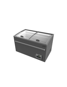 Combisteel Supermarkt Vrieskist Grijs 1450 Automatische Ontdooiing | 1450x850x870(H)mm | 0,5kW | 7455.2665