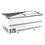 Combisteel Supermarkt Vrieskist Wit 1880  Handmatige Ontdooiing | 1879x952x894(H)mm | 0,395kW | 7072.0045