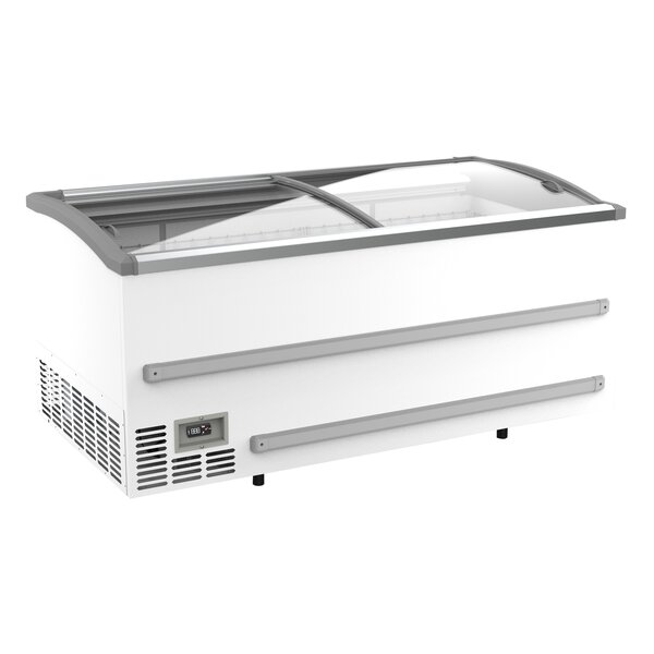 Combisteel Supermarkt Vrieskist Wit 1880  Handmatige Ontdooiing | 1879x952x894(H)mm | 0,395kW | 7072.0045