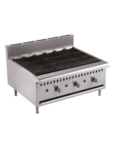 Combisteel Gas Grill 3 Branders | 915x800x590(H)mm | 27kW gas | 7455.0915