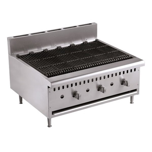 Combisteel Gas Grill 3 Branders | 915x800x590(H)mm | 27kW gas | 7455.0915