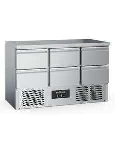 Combisteel Koelwerkbank 6 Laden | 1365x700x876(H)mm | 0.24kW | 7950.5085