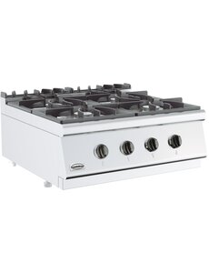 Combisteel Base 700 Gaskooktafel 4 Br. Tafelmodel | 800x700x300(H)mm | 26kW gas | 7178.0205