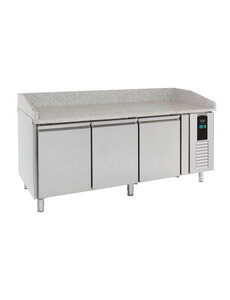 Combisteel Pizzawerkbank 3 Deurs Energy Line | 2020x800x1000(H)mm | 0,3kW | 7450.5205