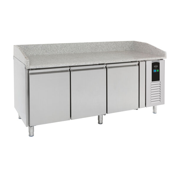 Combisteel Pizzawerkbank 3 Deurs Energy Line | 2020x800x1000(H)mm | 0,3kW | 7450.5205