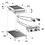 Combisteel Keramische Kookunit 2 Zones | 400x600x260(H)mm | 1x2,4 / 1x1,8kW | 7266.0035