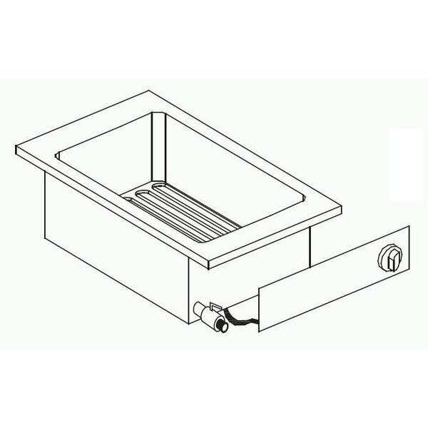 Combisteel El. Friteuse 1X10L | 400x600x356(H)mm | 5,5kW | 7266.0065