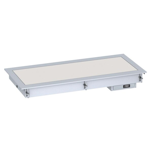 Combisteel Drop-In Verwarmde Keramische Plaat 2/1 - Wit | 790x610x147(H)mm | 0,905kW | 7495.0245