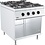 Combisteel Base 900 Gaskookunit 4 Br. | 800x900x900(H)mm | 34kW gas | 7178.3005
