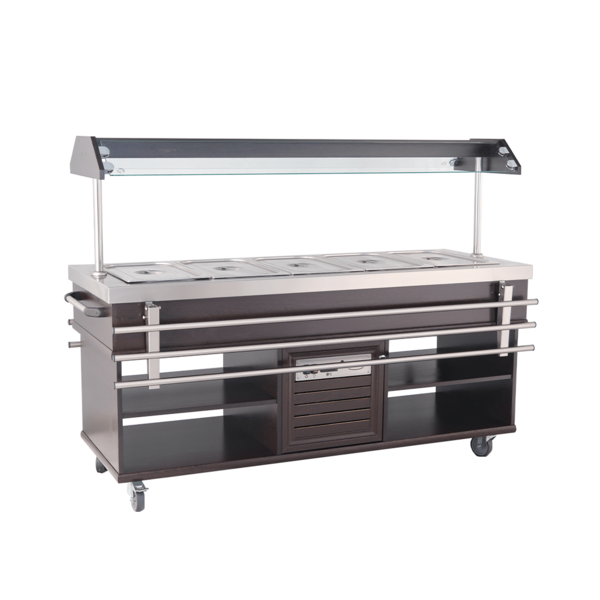 Combisteel Warm Buffet GN 5/1 | 1900x700x1400(H)mm | 3kW | 7078.0035