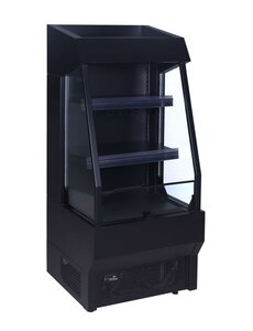 Combisteel Impulskoeler Open Zwart 165L | 660x710x1470(H)mm | 0,5kW | 7090.0005