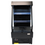 Combisteel Impulskoeler Open Zwart 165L | 660x710x1470(H)mm | 0,5kW | 7090.0005