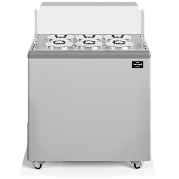 Combisteel Schepijsvitrine Zanzibar 6 | 939x674x935(H)mm | 0,14kW | 7472.0175