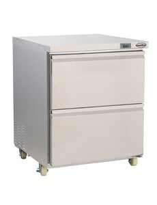 Combisteel RVS Vrieskast 2 Laden | 705x785x850(H)mm | 0,25kW | 7450.0265