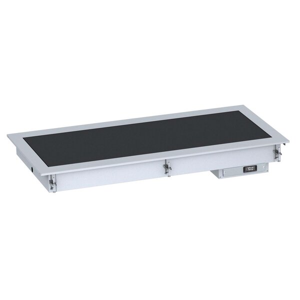 Combisteel Drop-In Verwarmde Keramische Plaat 2/1 - Zwart | 790x610x147(H)mm | 0,905kW | 7495.0225