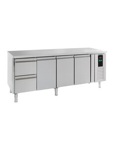 Combisteel 700 Koelwerkbank 3Deurs 2 Laden Energy Line | 2230x700x860(H)mm | 0,3kW | 7450.5025