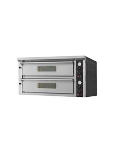 Combisteel Elek. Pizzaoven Dubbel 2 x6 | 1370x880x765(H)mm | 13.2kW | 7548.0105
