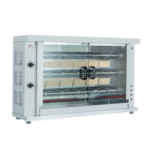 Combisteel Kippengrill Gas 3 Spitten | 1320x460x880(H)mm | 0,1kW | 7472.0025