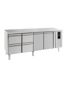 Combisteel 700 Koelwerkbank 2Deurs 4 Laden Energy Line | 2230x700x860(H)mm | 0,3kW | 7450.5035