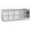Combisteel 700 Koelwerkbank 8 Laden  Met Verstelbare Poten | 2230x700x850(H)mm | 0.34kW | 7950.5187