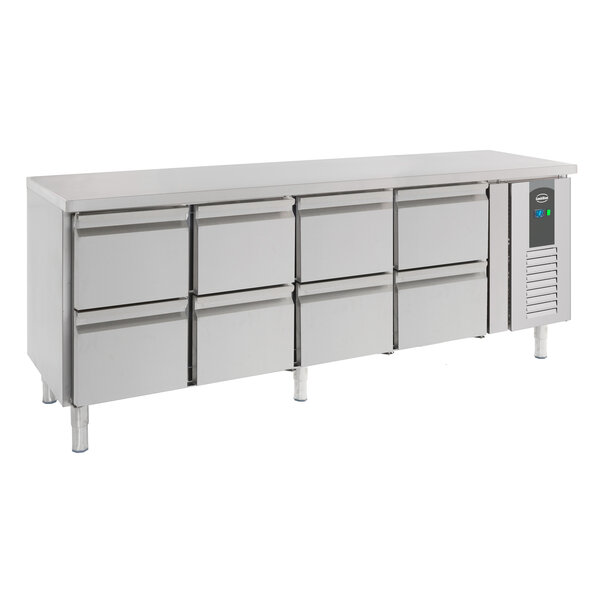Combisteel 700 Koelwerkbank 8 Laden | 2230x700x850(H)mm | 0,34kW | 7950.0235