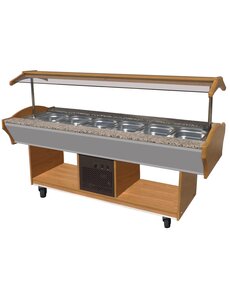 Combisteel Gekoeld Buffet GN 6/1 | 2200x900x850(H)mm | 0,507kW | 7077.0015