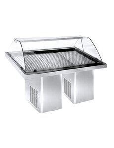 Combisteel Gekoelde Visvitrine 1.9 | 1880x900x1200(H)mm | 0,19kW | 7083.0015