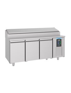 Combisteel Saladette 3 Deuren 10x1/3GN Pan | 1865x700x1090(H)mm | 0,35kW | 7489.5145