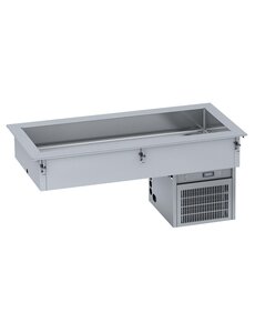 Combisteel Drop-In Gekoelde Bak 5/1 - 160Mm | 1765x610x632(H)mm | 0,385kW | 7495.0065
