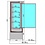 Combisteel Wandkoeling Jamie 2 Deuren 1.5 | 1510x665x1920(H)mm | 1,52kW | 7350.0055