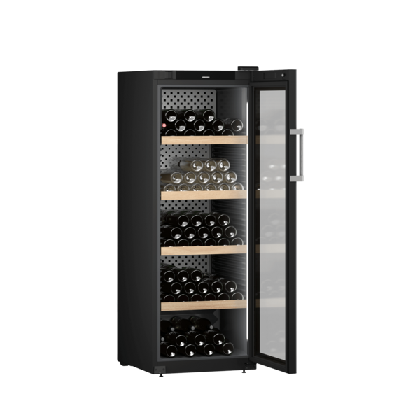 Liebherr Wijnbewaarkast Grandcruselection met Glasdeur | 59,7x76,3x168,4(H)cm | 1 Zone | Energielabel F | WPbli 5031-20