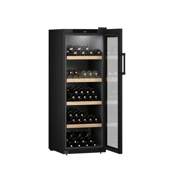 Liebherr Wijnbewaarkast Grandcru met Glasdeur | 59,7x76,3x168,4(H)cm | 1 Zone | Energielabel F | WPbl 5001-20
