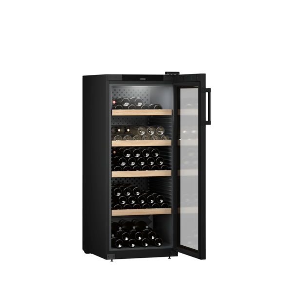 Liebherr Wijnbewaarkast Grandcru met Glasdeur | 59,7x76,3x148,4(H)cm | 1 Zone | Energielabel F | WPbl 4601-20