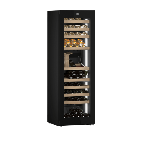 Liebherr Wijnklimaatkast Vinidor Selection met Zwarte Glasdeur | 59,7x67,8x185,4(H)cm | 3 Zones | Energielabel F | WPgbi 5283-20