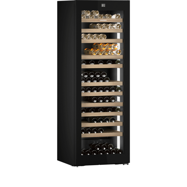 Liebherr Wijnklimaatkast Vinidor Selection met Zwarte Glasdeur | 69,7x76,4x201,3(H)cm | 3 Zones | Energielabel F | WPgbi 7473-20