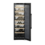 Liebherr Wijnklimaatkast Vinidor Blacksteel | 59,7x67,5x185,4(H)cm | 2 Zones | Energielabel E | WSbsi 5252-21