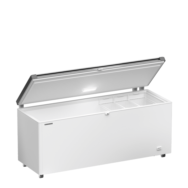 Liebherr Diepvrieskist met Rvs Deksel | 542L | 188,5x71x82,5(H)cm | Energielabel E | EFL 6056-21