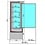 Combisteel Wandkoeling Jamie 3 Deuren 1.9 | 1935x665x1920(H) | 2,3kW