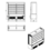 Combisteel Wandkoeling Jamie 1.9 | 1935x665x1920(H)mm | 2,3kW | 7350.0045