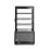 Hendi/Arktic Arktic Koelvitrine 58 liter zwart | 2 tot 6° C | 450x405xH890mm.