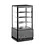 Hendi/Arktic Arktic Koelvitrine 58 liter zwart | 2 tot 6° C | 450x405xH890mm.