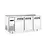 Hendi/Arktic Hendi Koelwerkbank met 3 deuren  390 liter |  1800x600xH850mm