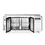 Hendi/Arktic Hendi Koelwerkbank met 3 deuren  390 liter |  1800x600xH850mm