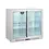 Hendi/Arktic Backbar koelkast met schuifdeuren | Arktic | 150L | Zilver | 220-240V/160W | 900x520x(H)840mm