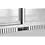 Hendi/Arktic Backbar koelkast met schuifdeuren | Arktic | 150L | Zilver | 220-240V/160W | 900x520x(H)840mm