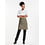 Chaud Devant Apron schort met 3 zakken | Dark Olive | w100 x L50
