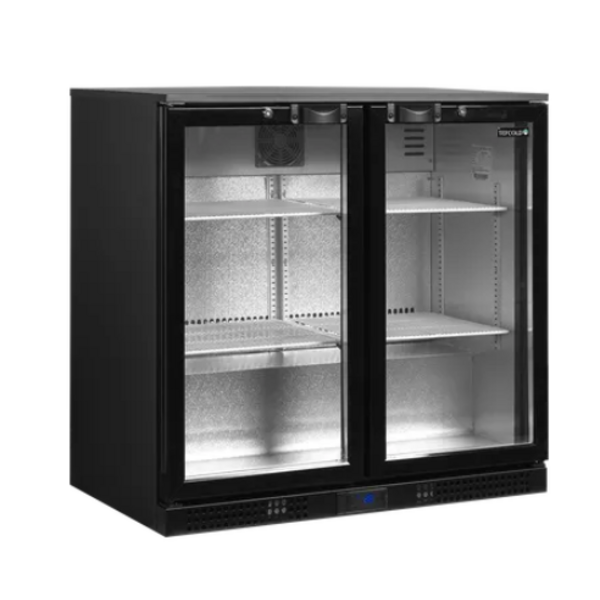 Tefcold Barkoeling met twee klapdeuren | 190 liter  | DB201H | 900x520x870mm