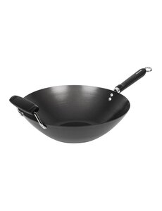 Kitchen Craft Anti-kleef wokpan met platte bodem | Ø 35,5cm | Geschikt voor inductie